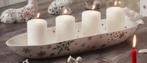 NIEUWE Villeroy & Boch kerst schaal met vogels kaarsenhouder, Diversen, Kerst, Ophalen of Verzenden, Nieuw