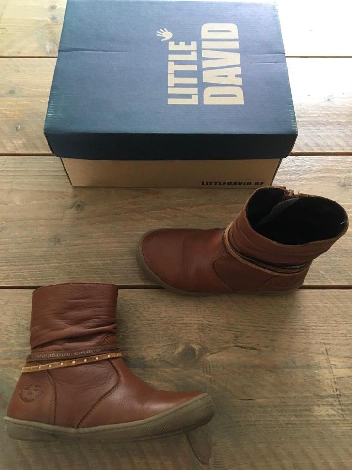 LITTLE DAVID, cognac laars maat 29, Kinderen en Baby's, Kinderkleding | Schoenen en Sokken, Schoenen, Meisje, Ophalen of Verzenden