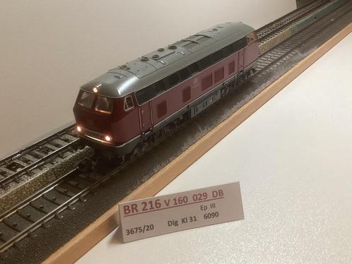 MARKLIN 29845 - V 160 029 DB - DIGITAAL - ZONDER DOOS, Hobby en Vrije tijd, Modeltreinen | H0, Gebruikt, Locomotief, Wisselstroom