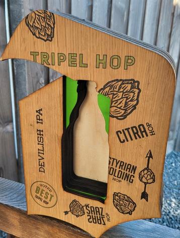 Houten D Duvel Tripel Hop reclame beschikbaar voor biedingen
