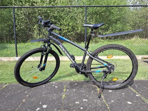 ROCKRIDER MOUNTAINBIKE ST 100 27.5" GRIJS, Fietsen en Brommers, Fietsen | Mountainbikes en ATB, Gebruikt, Heren, Overige merken