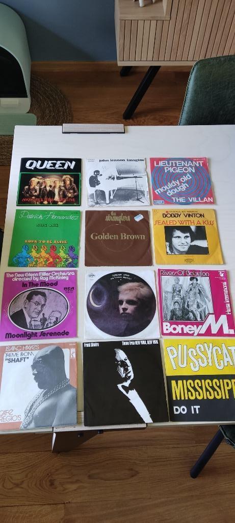7 inch singles (70's-80's): 12 stuks, Cd's en Dvd's, Vinyl Singles, Gebruikt, Single, 7 inch, Ophalen of Verzenden