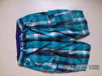short bermuda geruit groen blauw wit 12-14j mt 158-164, Enfants & Bébés, Vêtements enfant | Taille 158, Enlèvement ou Envoi, Comme neuf