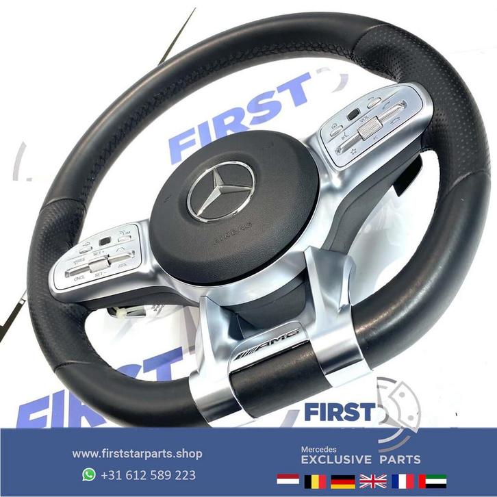 2021 AMG STUUR + AIRBAG W177 W118 W205 W253 W213 W447 W907 W, Auto-onderdelen, Besturing, Mercedes-Benz, Gebruikt, Ophalen of Verzenden