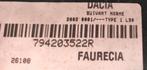 Hoedenplank Dacia Duster Comfort, Ophalen, Nieuw, Dacia