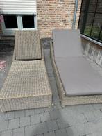 Ligbedden, Tuin en Terras, Ligbedden, Ophalen, Zo goed als nieuw, Rotan, Verstelbaar