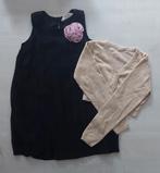 Geplooide feestjurk, 1 gouden vest, 7 jaar/122 cm, Ophalen, Gebruikt, Meisje, H&M