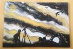 Schilderij Sterrennacht, Antiek en Kunst, Ophalen
