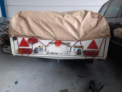 Plooitent 4 personen "Alpenkreuer" - 750 kg, Caravans en Kamperen, Vouwwagens, Ophalen