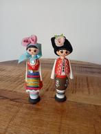 Vintage Bulgaarse houten poppetjes met parfum, Ophalen of Verzenden