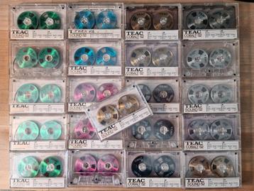Zeldzaam   lot van 21 Teac R2R cassettes beschikbaar voor biedingen