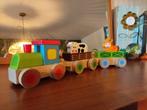 Houten trein, Kinderen en Baby's, Speelgoed | Houten speelgoed, Rij- of Hobbelspeelgoed, Zo goed als nieuw, Ophalen