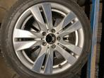 4 aluminium velgen 5x112 (zilver) met winterbanden, Ophalen