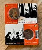 5€ Belgique colorisée Tintin 2019, Timbres & Monnaies, Enlèvement ou Envoi, Belgique