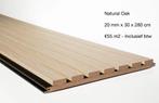 WANDPANEEL MDF - 30 x 280 cm - €46 Per Stuk, Info@ewphome.be, Nieuw, Ophalen of Verzenden, EWPHome