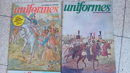 Collection magazines UNIFORMES, Collections, Revues, Journaux & Coupures, Journal ou Magazine, 1960 à 1980, Enlèvement ou Envoi