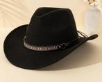 Western Cowboy Hoed, Met Vintage Etnische Stijl Riem (Nieuw), Ophalen of Verzenden, Nieuw, Hoed