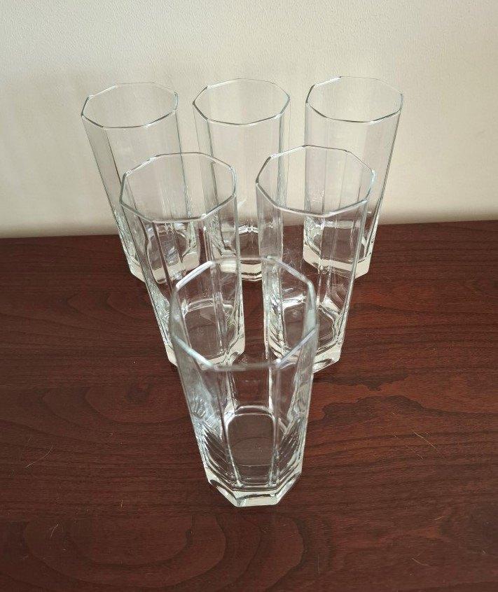 6 Vintage Luminarc Octime Frisdrank / Water Glazen - Nieuw, Verzamelen, Glas en Drinkglazen, Nieuw, Frisdrankglas, Ophalen of Verzenden