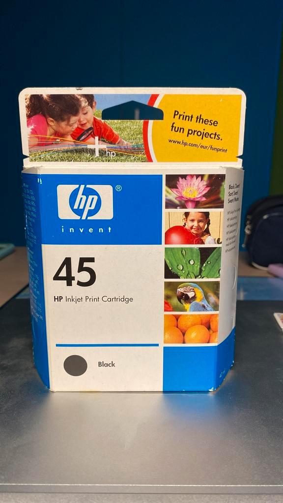 HP 45 grote originele zwarte inktcartridge, Computers en Software, Printerbenodigdheden, Zo goed als nieuw, Cartridge, Ophalen