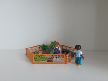 PLaymobil kinderen met cavia's en konijnen - compleet beschikbaar voor biedingen