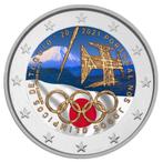 2 euro Portugal 2021 OS gekleurd, Postzegels en Munten, Munten | Europa | Euromunten, 2 euro, Ophalen of Verzenden, Portugal