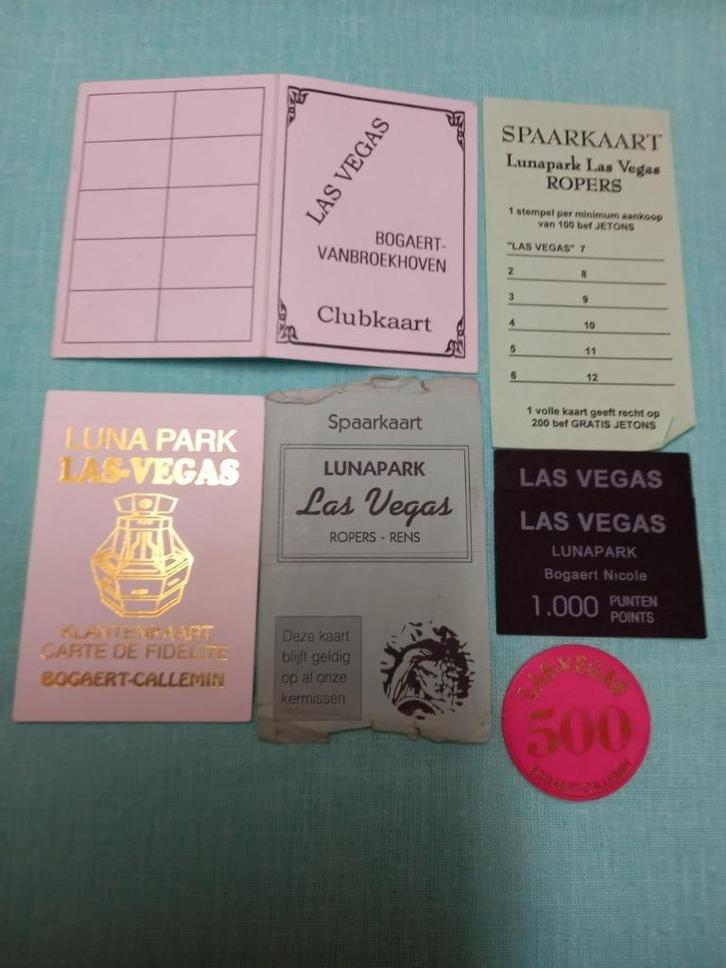 Kermisjetons + kermispunten + kermispuntenkaarten = 2 euro, Verzamelen, Overige Verzamelen, Gebruikt, Ophalen