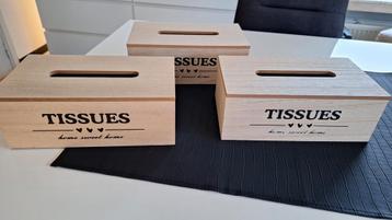 3 Tisseu Boxen beschikbaar voor biedingen