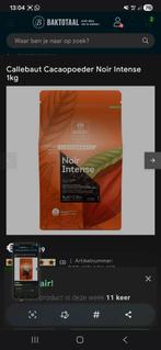 Callebaut noir intense, Ophalen of Verzenden