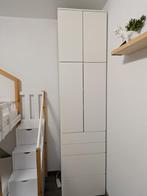 Smastad Platsa Ladekast 4 Lades Wit 181x60 + Bovenkast 63x60, Huis en Inrichting, Ophalen, Met deur(en), 50 tot 100 cm, Zo goed als nieuw