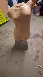 Mooi marmeren borstbeeld op sokkel gesigneerd, Ophalen