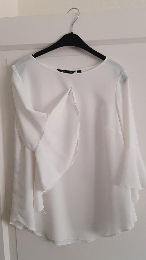 ecru blouse - 42, Kleding | Dames, Blouses en Tunieken, Zo goed als nieuw, Maat 42/44 (L), Wit, Ophalen of Verzenden