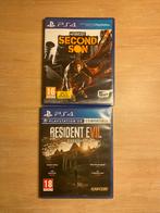 PS4 games - Resident Evil 7 Biohazard & Infamous Second son, Avontuur en Actie, Vanaf 18 jaar, 1 speler, Virtual Reality