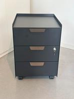Ladekast op wielen. Ladeblok. Ikea Trotten. Zwart metaal., Huis en Inrichting, Kasten | Ladekasten, Ophalen, Zo goed als nieuw