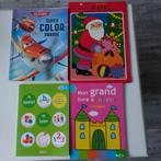 Ensemble de 4 cahiers à colorier qui ont déjà été travaillés, Enlèvement