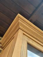 Eiken buffetkast/vitrinekast GRATIS LEVERING, Huis en Inrichting, Ophalen of Verzenden, Zo goed als nieuw