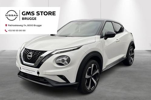 Nissan Juke 1.0 DIG-T 114 DCT Tekna Leder, Auto's, Nissan, Bedrijf, Te koop, Juke, Airconditioning, Alarm, Bluetooth, Climate control
