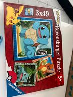 Puzzel pokemon 3x49stuks, Kinderen en Baby's, Ophalen of Verzenden, Zo goed als nieuw