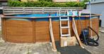 Ovaal zwembad met stalen wand en toebehoren, Jardin & Terrasse, Piscines, 120 cm ou plus, 300 cm ou plus, Ovale, Enlèvement