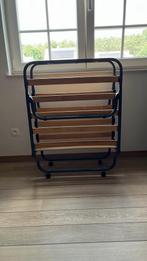 opvouwbaar logeerbed zonder matras, Ophalen, Eenpersoons, Bruin, 190 cm of minder