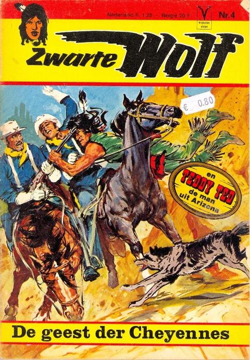 Zwarte Wolf nr 4 - De geest der Cheyennes., Boeken, Stripverhalen, Gelezen, Eén stripboek, Ophalen of Verzenden