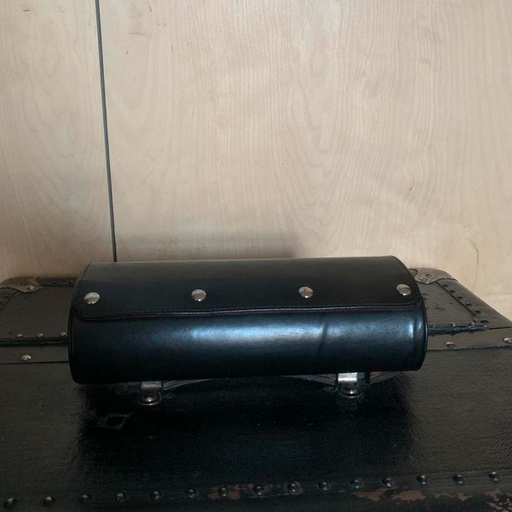 Étui à montres luxe noir 3 compartiments., Bijoux, Sacs & Beauté, Accessoires Autre, Comme neuf, Enlèvement ou Envoi