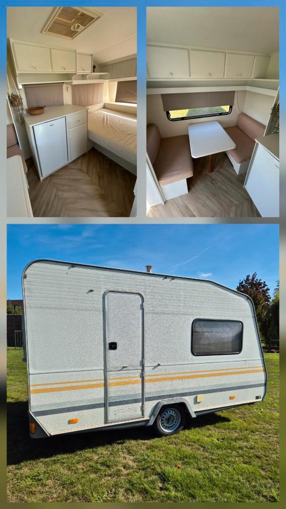 Knaus Sudwind 330Q, Caravanes & Camping, Caravanes, Particulier, jusqu'à 3, 500 - 750 kg, Petit siège, Knaus, Lit transversal