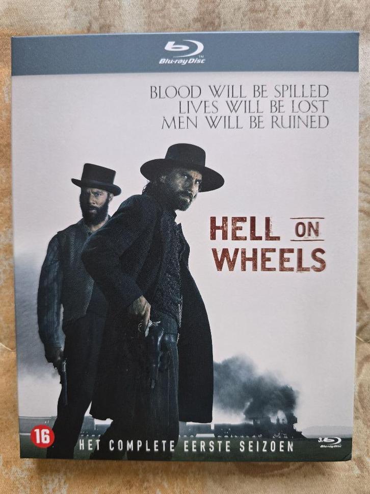 Hell on Wheels (Blu-ray) Complete serie (seizoen 1 tem 5), Cd's en Dvd's, Blu-ray, Zo goed als nieuw, Tv en Series, Ophalen of Verzenden