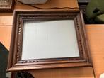 Houten kader met glas, Ophalen
