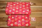 set van 2 nieuwe toilettassen van Nici, Handtassen en Accessoires, Toilettassen, Ophalen of Verzenden, Nieuw, Rood, Meisje
