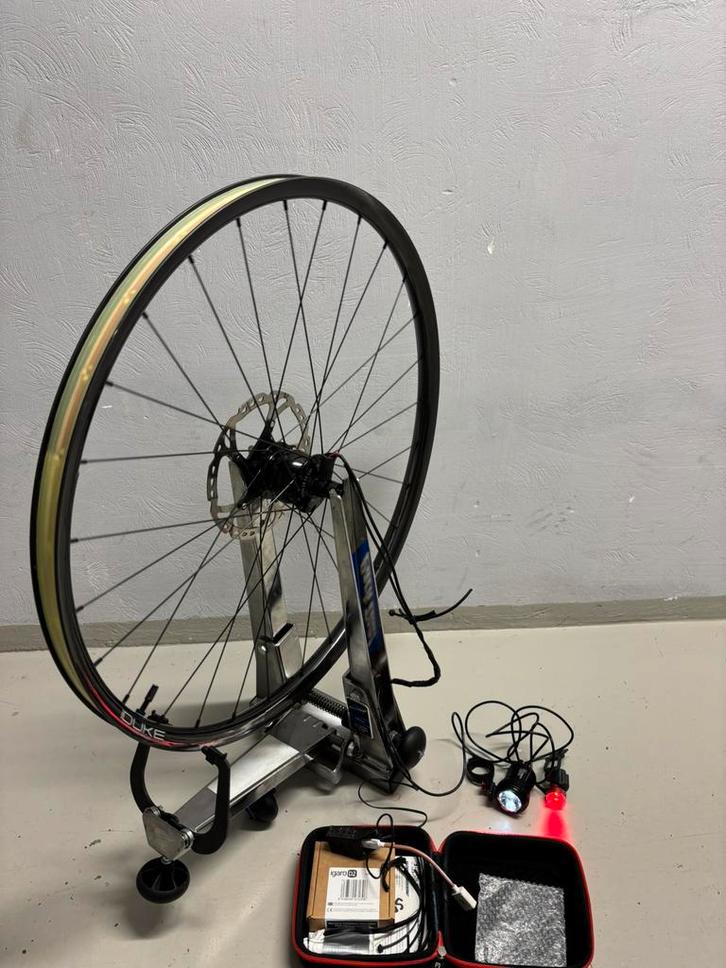 SON Dynamo, Duke Lucky Jack, Exposure Revo + Redeye light, Fietsen en Brommers, Fietsonderdelen, Gebruikt, Mountainbike, Wiel