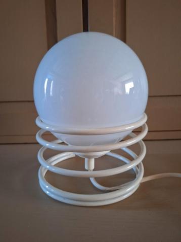 Woja/ Ingo Maurer vintage spiraal lamp, jaren 70 zie info.