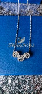Collier Swarovski argenté, cristal, Enlèvement ou Envoi, Comme neuf, Réglable, Argent