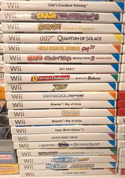 39x Wii games, Games en Spelcomputers, Games | Nintendo Wii, Gebruikt, Overige genres, 2 spelers, Vanaf 7 jaar, Ophalen of Verzenden