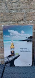 Reclamebord Corona Cerveza (nr 13), Ophalen of Verzenden, Nieuw, Reclamebord